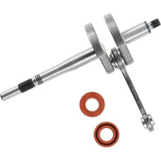 4140 030 0400 Kurbelwelle mit 2 Stück Dichtung passend skirtas FS38 FS40 FS45 FS46 FS55 String Lauko sodo elektrinis įrankis
