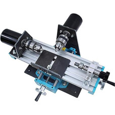 400-W-Mikro-Metalldrehmaschine, Hochpräzisionsfräsmaschine, Mini-Drehzahlregelung bis 7000 U/min, 7 Geschwindigkeitsstufen, leiser Hochgeschwindigkeitsmotor für die Bearbeitung von Kleinteilen