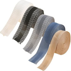 Self Adhesive Pants for Edge Trimming for Hemming, Reusable Clothing Repair Patch, Compatible with Jeans, Trousers, 200cm x 2.5cm, Blue (Bl)