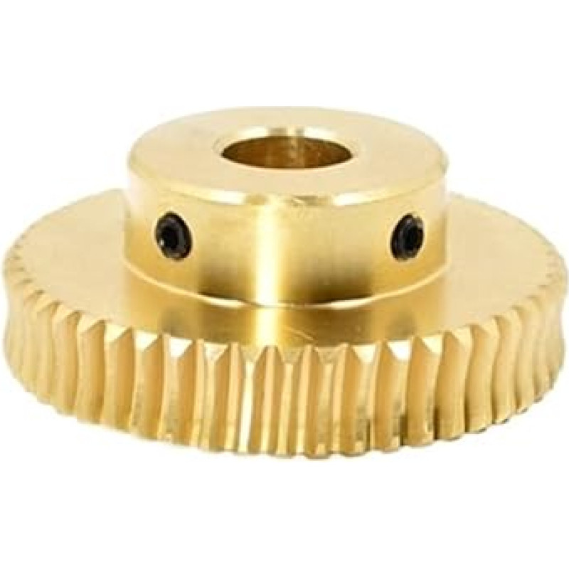 Messing-Schneckenzahnrad, Ritzel Stirnrad Messing Schneckengetriebe 1 Modul 10mm Bohrung 15-60 Zähne Drehzahlverhältnis 1:15-60(60 dantų)