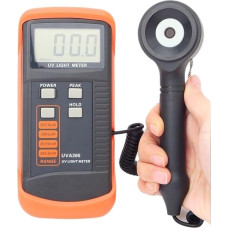 0~400 m W/cm UV-Lichtmessrät UVA ir UVB UV jutiklis Lichtkorrektuilter Ultraviolettstrahlungsinstrument Luxmeter UVA365