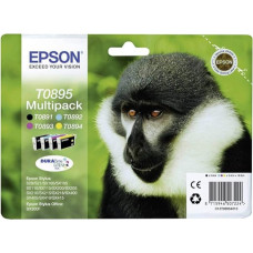 Epson T08954010 rašalo kasetė, skirta S20/SX100 serijos spausdintuvams, juoda/mėlyna/geltona, originali