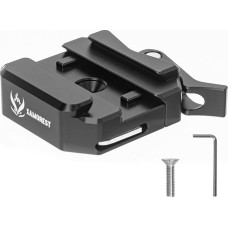 GS-55T Arca-Swiss Quick Release Plate for Tripod Ball Heads –Aluminum Alloy Clamp with 1/4