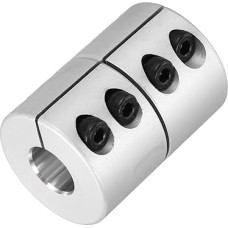 išteklių žemėlapis 8 bis 13 mm Wellenkupplung, 45 mm Länge, 32 Durchmesser, Klemmwellenkupplung, Aluminiumlegierung, Gelenkverbinder, Schrittmotor-Kupplung für 3D-Drucker, CNC-Maschinen, DIY-Encoder