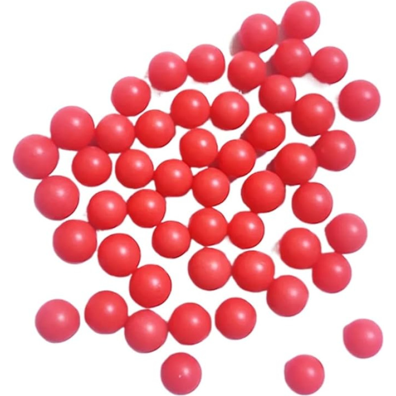 Roter PP-Vollkunststoffball Polypropylen 3,175/4/4/4,5/5/5,556-12,7 mm schwimmend, pusiau skaidrus, suvyniotas į ritinėlį(8mm(100vnt))