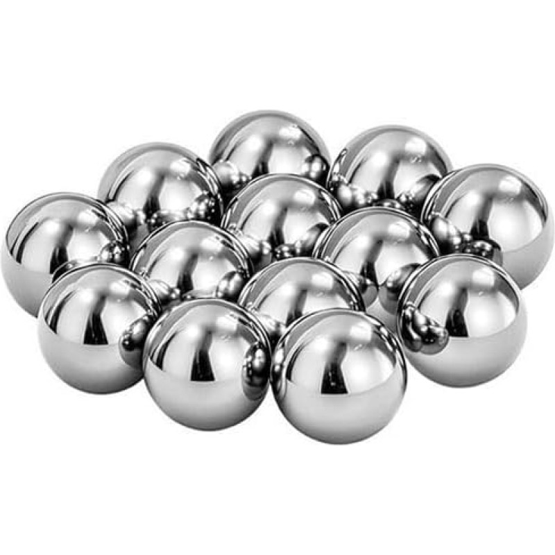 Generisch rutulinių guolių rutuliukai, tikslūs rutuliukai, 304 nerūdijančio plieno rutuliukai, guolių rutuliukai, skersmuo 15 mm (5 vnt.)