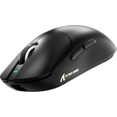 ATTACK SHARK X8SE Mouse for Large Hand, 55 g Superlight, PixArt PAW3311 Gaming Sensor, BT/2.4G Wireless/Wired, Adjustable DPI up to 25000, 500 mAh Battery (Black)