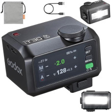 Godox IT30Pro IT30Pro-C TTL blykstė, skirta Canon fotoaparatams 2,4 GHz belaidis pagrindinis/vadovaujamasis 1/8000 s greita sinchronizacija 2,8 colių jutiklinis ekranas 560 blyksčių 1,5 s perdirbimas