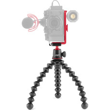 JOBY GorillaPod 3K Vert Kit, Compact, Flexible 3K Tripod and 3K Ball Head with Vertical L Mount for Mirrorless Cameras in Landscape and Portrait Formats up to 3 kg