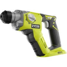 RYOBI 18 Volt ONE+ Lithium-Ion Cordless Hammer Drill SDS-Plus 1/2 Inch (Tools Only) (Non-Retail Packaging), Transparent, White