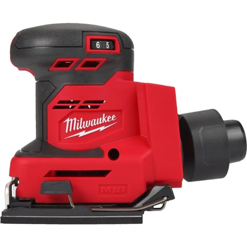 Milwaukee M18BQSS-0 akumuliatorinis atsitiktinis orbitinis šlifuoklis