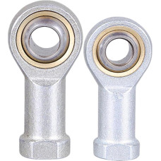 Galvutės, rutulinis šarnyras, 2 M6 x 1,0 mm guolių su sferine galvute ir vyrišku / moterišku sriegiu, SA6T/K tipo dešinysis / kairysis sriegis (vidinis sriegis, SIL6T/K(kairysis M6*1,0))