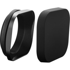 Metalinis stačiakampis 52 mm objektyvo gaubtas, skirtas 