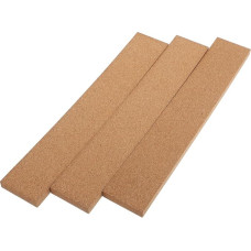 3 Frameless Cork Strips Self-Adhesive Wall Cork Strip Natural for Office Pin Board Memo Wall Decoration Durable