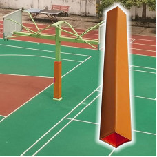 Quadratische Basketballstangenpolsterung, abnehmbare Allwetter-Schaumstoffabdeckung für Kellersäulen und Säulen, selbstklebende Installation