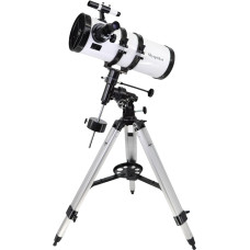 Newtionan Astronominis teleskopas Reflektorius Didelio galingumo lygiakampis Mount Žvaigždė Planeta Mėnulis Saturnas Jupiteris 1400 x 150 mm