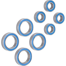 8-teiliges Edelstahllager, Radnabe, Abgedichtete Lager, RC-Crawler-Car-Upgrade-Teile, Kompatibel mit 3S, Outcast, Senton, Rock, Typhon