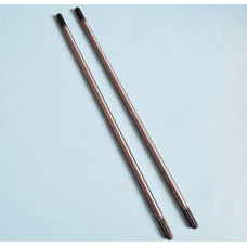 Drive Shaft with 9 Teeth, Compatible with Excavator, 26 mm, 28 mm Tube Diameter, 530 mm Length (2 x Drive Shaft)