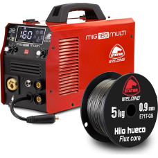 Suvirinimo aparatas MIG 165 + 5 kg tuščiavidurės vielos ritė