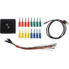 USB Logic Analyzer für PC für Linux - 16 K 400MHz Abtastrate mit Typ-C Schnittstelle, 256MB SDRAM Puffer, kompatibel mit WinXP bis Win10 für macOS