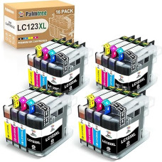 Palmtree LC-123 Compatible with Brother LC123 LC123XL Printer Cartridges for Brother MFC-J470DW MFC-J4410DW MFC-J6520DW MFC-J6720DW MFC-J6920DW MFC-J870DW MFC-J4510DW DCP-J4110DW DCP-J552DW DCP-J132W