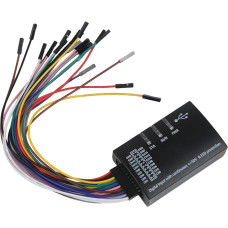 USB Logic Analyzer 16 K 100M Abtastrate mit Protokollanalyse für SPI UART CAN JTAG - Kompatibel mit macOS für OS X, inkl. Kabel