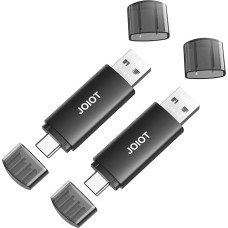 2 USB atmintinės 64 GB 3.0 USB C atmintinė Mini USB C atmintinė Metalinė USB C atmintinė 2-in-1 USBC 64 GB atmintinė Didelės spartos vandeniui atsparus 