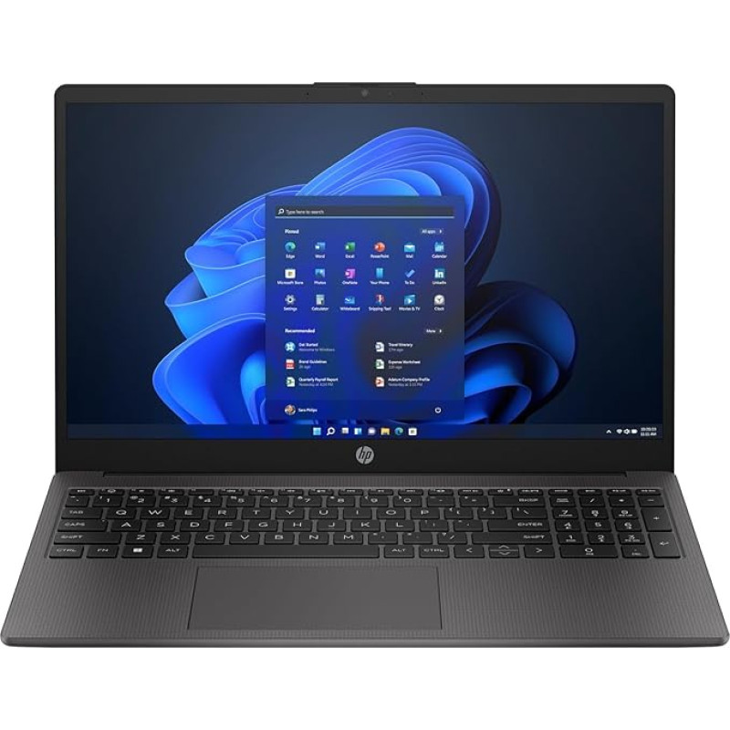 HP suderinamas nešiojamasis kompiuteris 255 G10 15,6 colių AMD RYZEN 3 7320U 4,1 GHz RAM 8 GB SSD 256 GB NVMe-AMD Radeon Graphics-WI-FI 6-Win 11 Prof (8A663EA#ABZ)