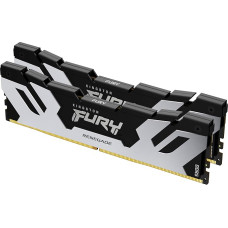 Kingston FURY Renegade DDR5 RGB Silver/Black XMP 32GB (2x16GB) 7200MT/s CL38 DIMM Desktop Gaming Memory Kit with 2 - KF572C38RSAK2-32