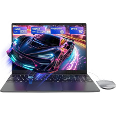 15.6 Inch Laptop 16GB RAM 512GB SSD Laptop Celeron N5095 CPU 180° Opening Laptop Computer with FHD 1080P Display, WiFi5, Bluetooth4.2, USB3.0, Webcam, Touch ID
