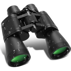 20 x 50 žiūronai Didelio našumo HD Porro prizmės profesionalūs žiūronai civiliniam naudojimui Vandeniui atsparūs kompaktiški žiūronai, skirti kelionėms, stovyklavimui, paukščių stebėjimui ir mėnulio stebėjimui