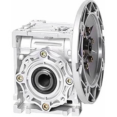 NMRV040 Schneckengetriebe-Drehzahlminderer 71B5 Rundflansch mit 14 mm Eingangswelle 18 mm Ausgangsbohrung Metallgetriebe