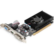 GT210 vaizdo plokštė, 1G DDR2 žaidimų grafika, 64 bitų darbalaukio grafika, PCI Express 2.0 lizdas, NVIDIA lustas, mažas triukšmas, žema temperatūra
