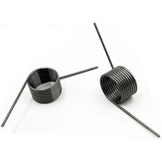 Torsioninė spyruoklė 10 vienetų vielos skersmuo 1,2 mm Maža V formos Torsioninė spyruoklė spaustukas 60-180 Daugiafunkcinis klasės ritė 3/6/9 65Mn plienas (3,6 mm (3 ratai), 10,5 mm (10 vienetų), 1,2 mm (120 laipsnių))