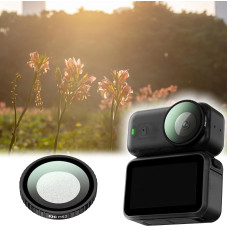 Juodas minkšto fokusavimo 1/2 filtras DJI Osmo Nano su krepšiu