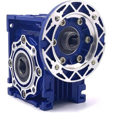 NMRV040 Schneckengetriebe-Drehzahlminderer, kompakt, 63B14, runder Flansch mit 11 mm Eingangsbohrung, 19 mm Ausgangsbohrung Metallgetriebe