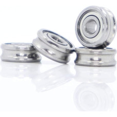 Rollenlager, 4-teiliger Außenring mit U-Nut-Lager, 3 x 8 x 3 mm, Drahtseil-Rollenlager, Laufrolle, schwere Seilrolle, Kran, U-Nut-Radlager