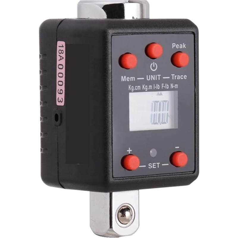 Skaitmeninis drehmomentadapteris su geresniu tikslumu, 1,5-1000 nm, 1/4, 3/8, 1/2, 3/4 Spezifikacija, Verstellbarer Drehmomentschlüssel, Handwerkzeuge(WRG3-135)