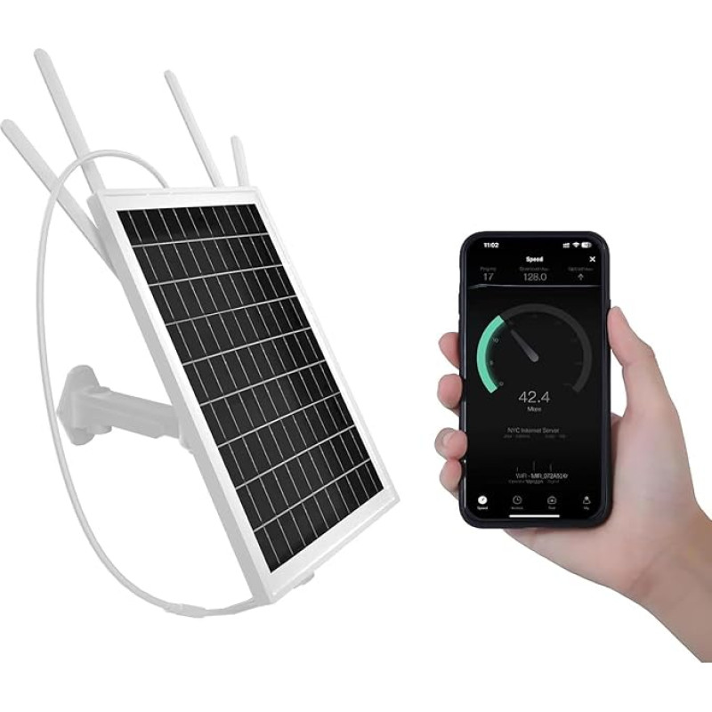 Saulės energija maitinamas lauko 