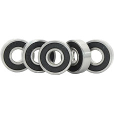 5/10 vienetų S6300RS guoliai 10 x 35 x 11 mm ABEC-3 S 6301 6302 6303 6304 RS nerūdijančio plieno rutuliniai guoliai (S6302-2RS, 5 vienetai)