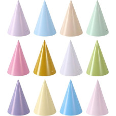 Party Hats, Colourful Paper Party Decoration Hat, Colourful Birthday Hat, Small Birthday Decoration Party Hat Set for Adults Boys Girls, Birthday Parties, Dress Up Parties
