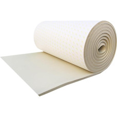 Self-Adhesive Insulation Foam Mat, Engine Compartment Insulation, Sound Insulation, Foam Roof Insulation, Camper Insulation or as Heat Protection Film (Thickness: 20 mm/0.8 Inches, Off White)