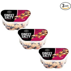 Nordthy Sweet & Salty 3 x 500 g | Snack Mix Sweet & Salty | Storage Pack 1.5 kg | Ideal for Party, Office & Movie Night | Practical Individual Packaging