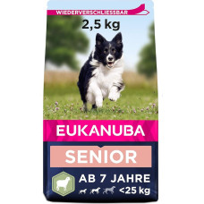 Eukanuba Premium šunų ėdalas mažų veislių šuniukams, džiovintas ėdalas su ėriena ir ryžiais 2,5 kg