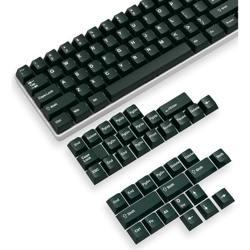 PBT klavišų dangteliai 142 klavišai, 