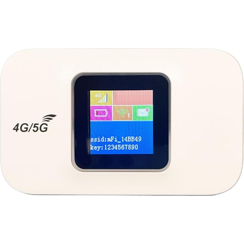 Nešiojamasis kelioninis maršrutizatorius su LED ekranu, 150 Mbps didelės spartos kišeninis įrenginys, palaikantis 10 įrenginių jungtis