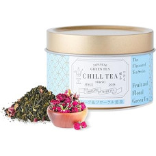 CHILL TEA Tokyo Fruity & Floral Green Tea - 100% Japanese Green Tea - Mild Fruity Flavour (30 g)