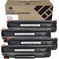 79A CF279A tonerio kasetės, suderinamos su HP Laserjet Pro M12a M12w MFP M26a M26nw (4 juodos spalvos)