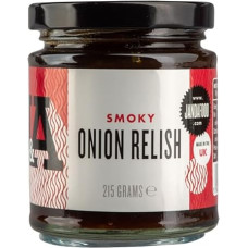 Janda Smoky Onion Relish (215g) | Sweet & Sticky Real Onion Relish | Try it in Sausage Rolls or Perfect for Cheese or Cold Cuts | Made in the UK