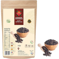 Juodieji pipirai | Juodųjų pipirų grūdeliai (1 kg/35,27 uncijos) | Visi juodieji pipirai | 100% natūralūs | Autentiški | Be priedų | Be konservantų | Be GMO